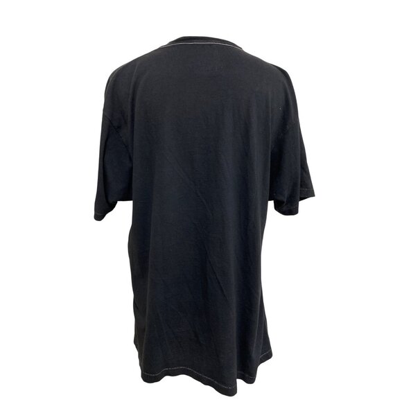 Rogues Gallery Vintage Shark Graphic T-Shirt Size L Black Cotton Crew Neck - Picture 7 of 9